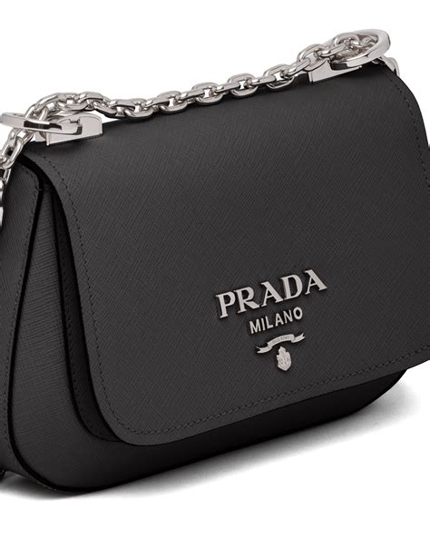 prada nylon and saffiano leather shoulder bag|authentic prada saffiano bag.